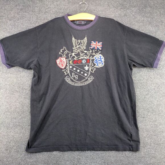 COOGI Australia Men's MCMLXIX T-Shirt Black XL Short Sleeve Embroidered Logo - Picture 2 of 14